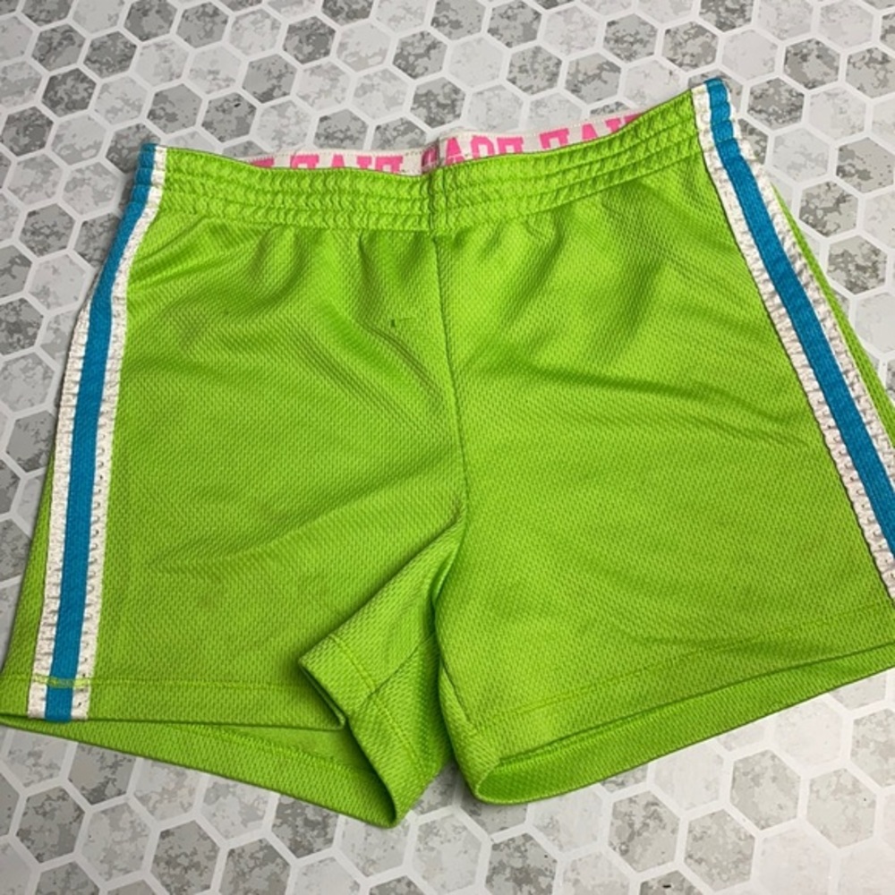 Faded Glory Medium Neon Green Athletic Shorts
